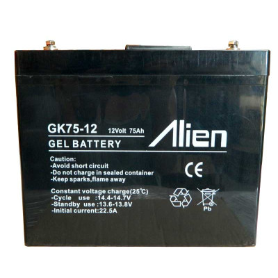 12 V 75A Alien Gel Akku